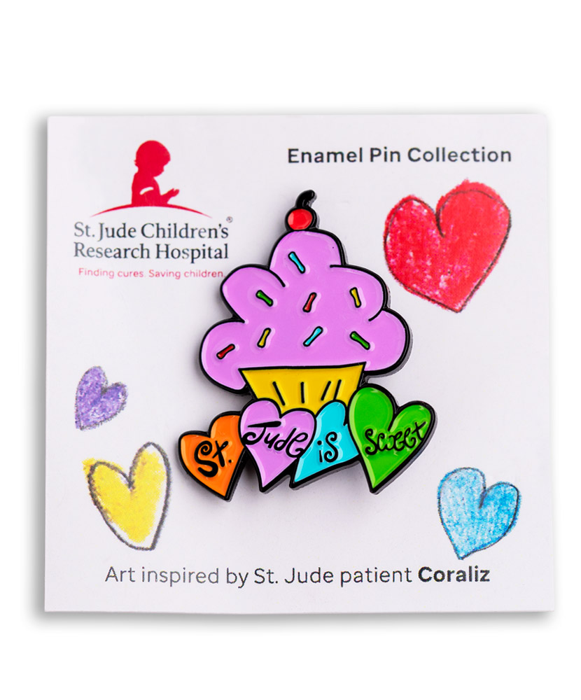 Patient Art Cupcake Enamel Pin - Coraliz